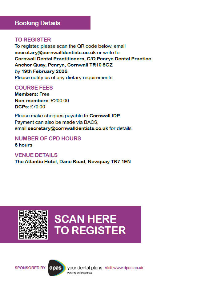 Cpd Radiography Uk One-Day Core Radiography CPD Course (with CBCT Refresher) - Cornwall ...